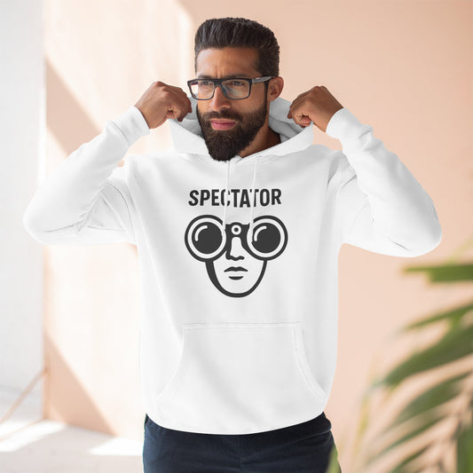 Spectator Three-Panel Fleece Hoodie | Versatile Styling for Streetwear, Casual Layering, or statement looks. Embrace the Spectator in you.