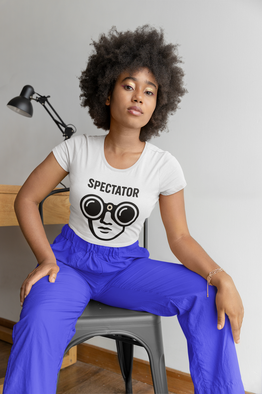 Spectator Unisex Cotton Crew Tee | Fun, more than Casual Wear, Gift for Sports Fans, Ideal for Events, Holidays, Parties