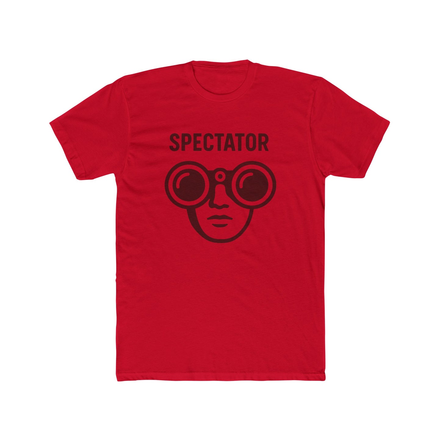 Spectator Unisex Cotton Crew Tee | Fun, more than Casual Wear, Gift for Sports Fans, Ideal for Events, Holidays, Parties