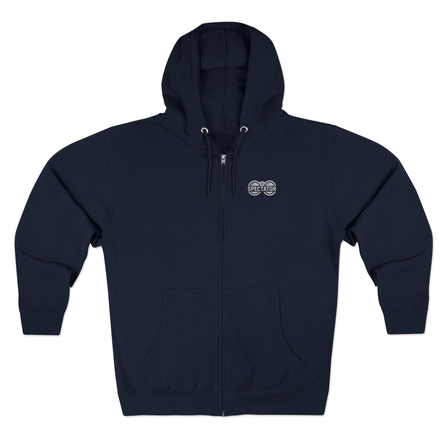 Spectator Unisex "THE ART OF WATCHING" Zip Hoodie | A Visual Manifesto for the Modern Observer.  Embrace the Spectator in you.