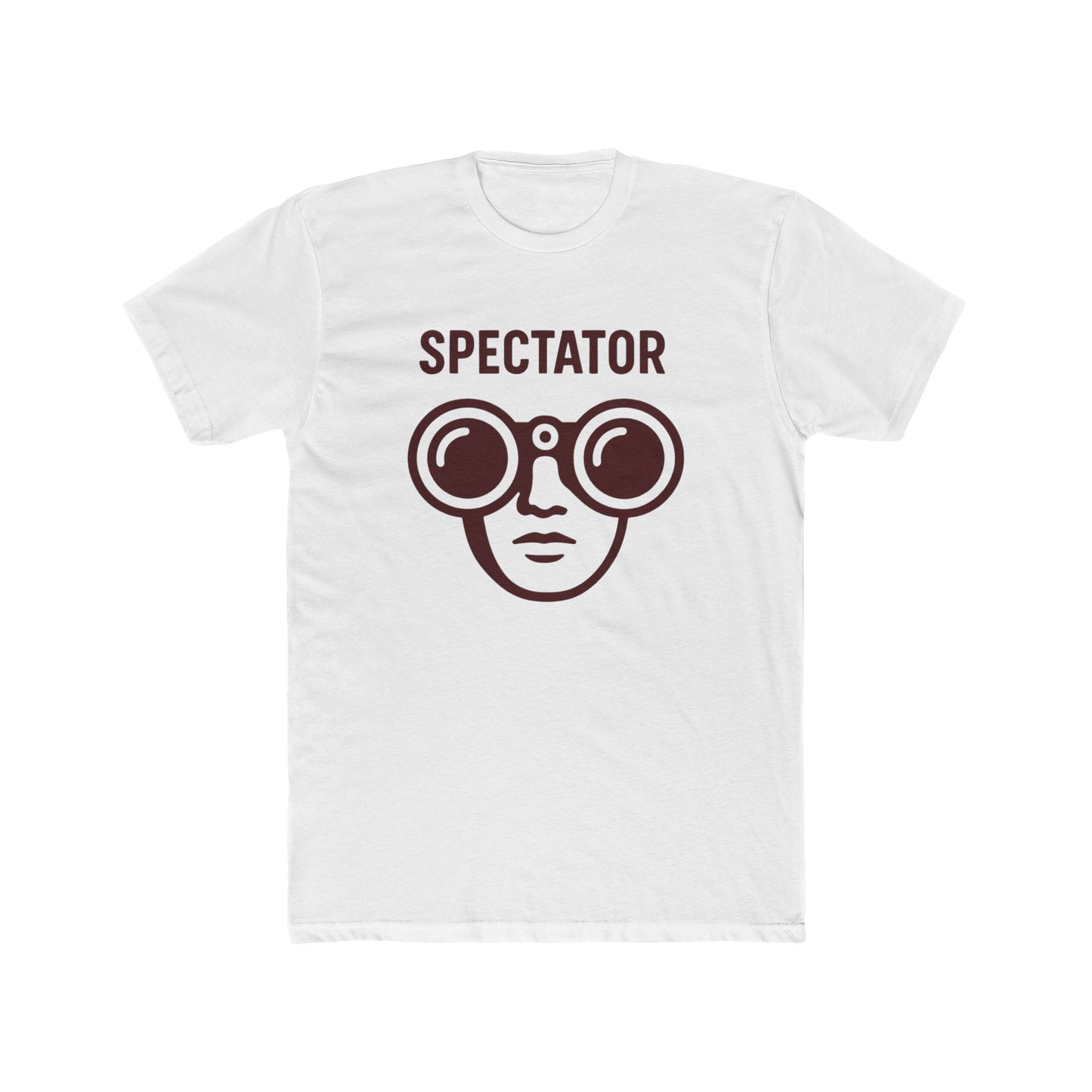 Spectator Unisex Cotton Crew Tee | Fun, more than Casual Wear, Gift for Sports Fans, Ideal for Events, Holidays, Parties
