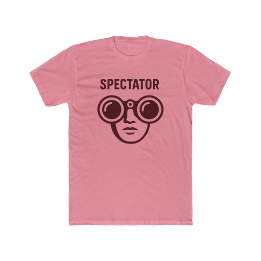 Spectator Unisex Cotton Crew Tee | Fun, more than Casual Wear, Gift for Sports Fans, Ideal for Events, Holidays, Parties