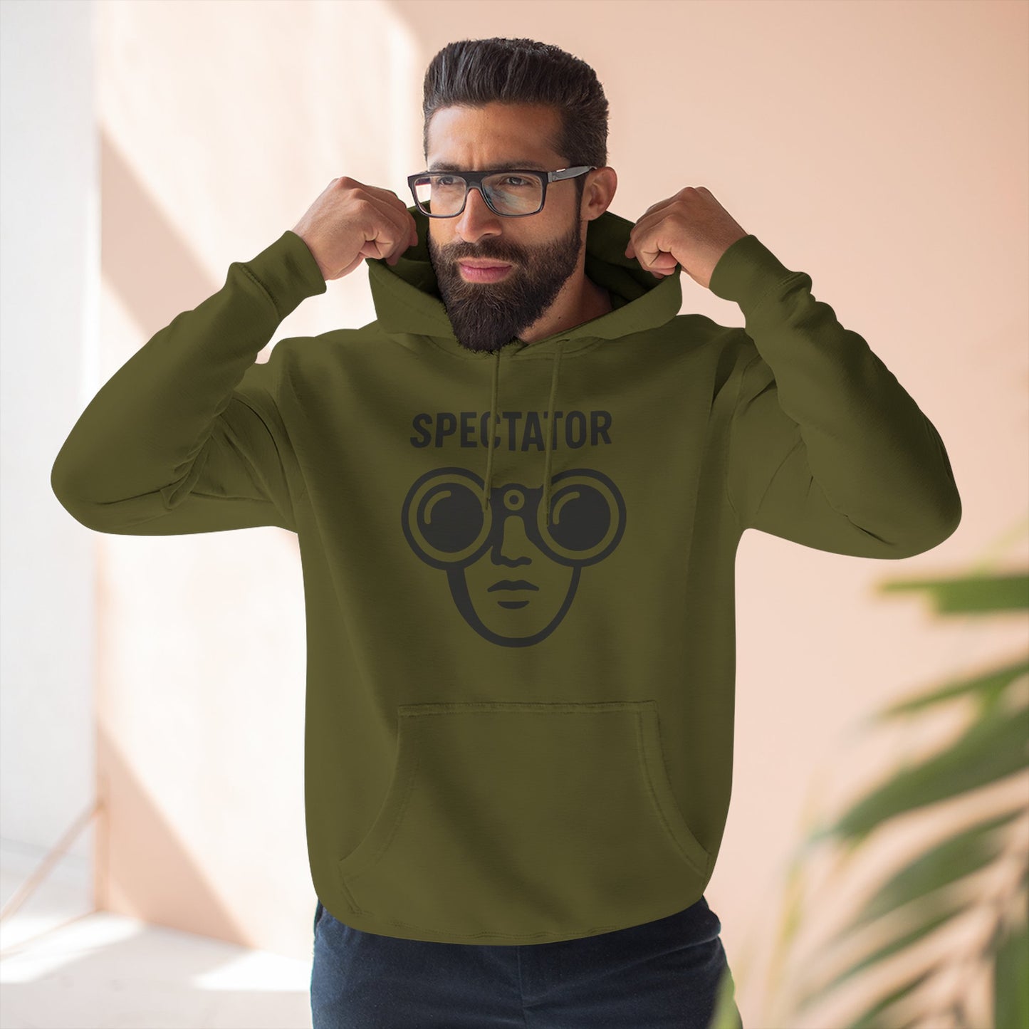 Spectator Three-Panel Fleece Hoodie | Versatile Styling for Streetwear, Casual Layering, or statement looks. Embrace the Spectator in you.