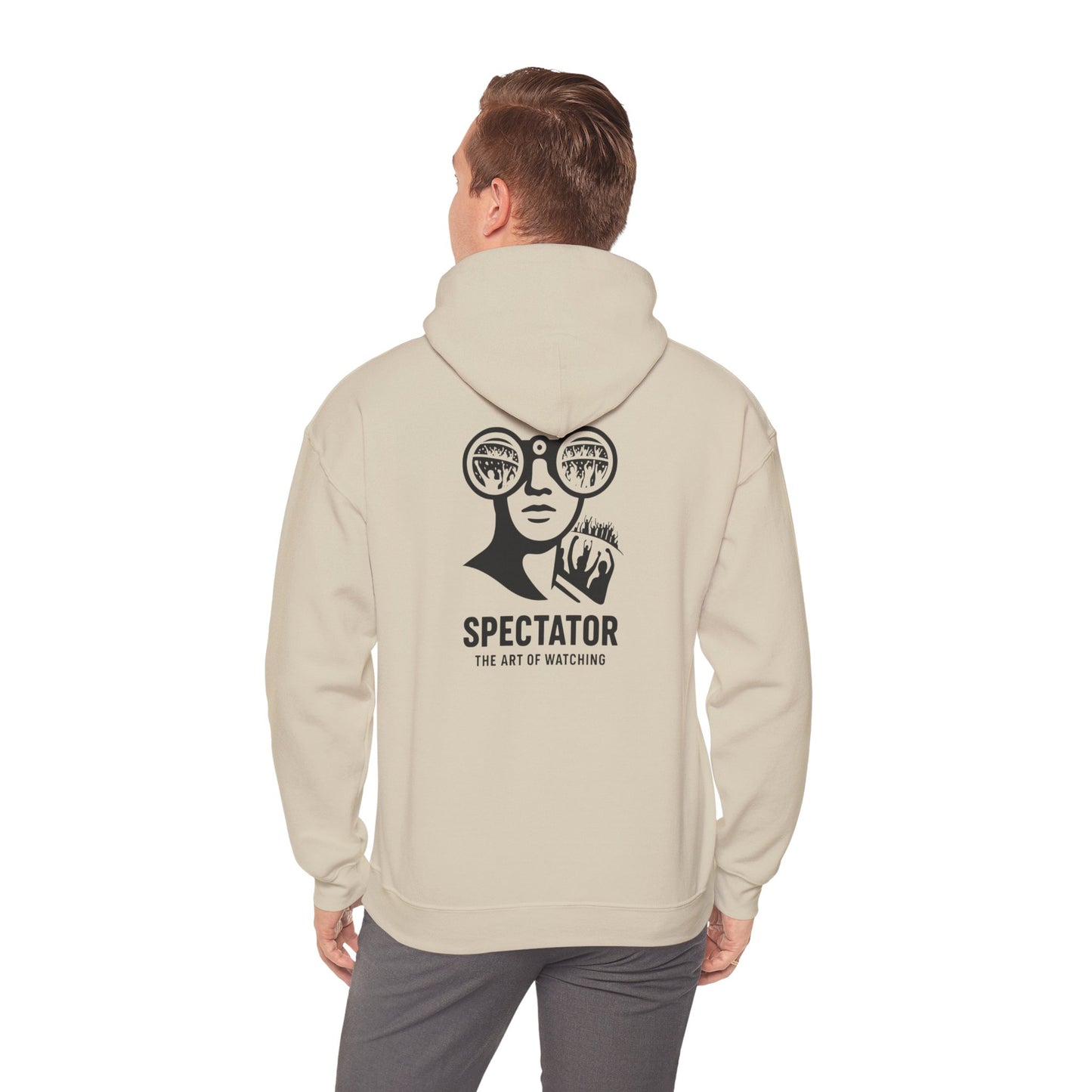 Spectator Hoodie – 'Spectator: The Art of Watching' Graphic Pullover